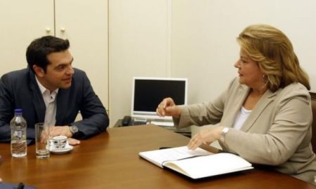 Συνάντηση με την Λούκα Κατσέλη είχε ο Αλέξης Τσίπρας