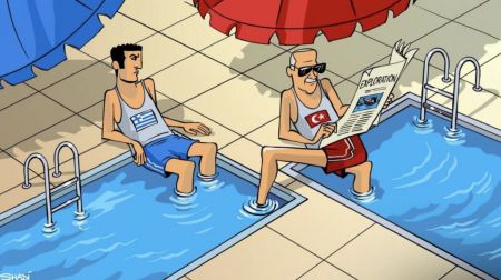 Το viral σκίτσο με τον Ερντογάν στην πισίνα και η ανάρτηση διάσημου Αμερικανού οικονομολόγου