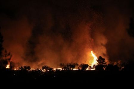Κεφαλονιά: Μεγάλη πυρκαγιά στην περιοχή Αννινάτα