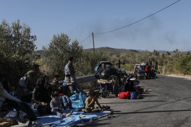 Νέα φωτιά στη Μόρια