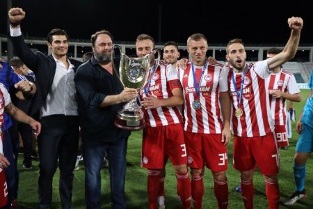 Το πανηγύρισε με την ψυχή του ο Βαγγέλης Μαρινάκης