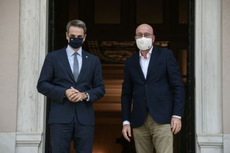 Οι  δηλώσεις Μητσοτάκη – Μισέλ (live)