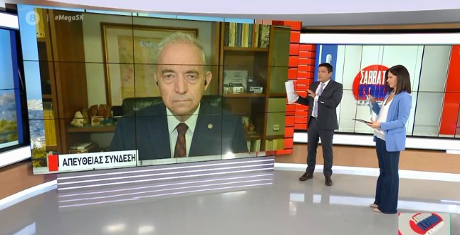 Λέκκας στο MEGA για Ιανό: Τα φαινόμενα δεν είχαν την αναμενόμενη ένταση – Χρειάζεται λίγη προσοχή ακόμα