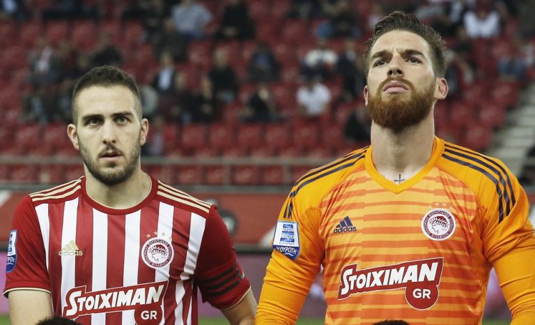 H εντεκάδα του Ολυμπιακού ενάντια στην Ομόνοια