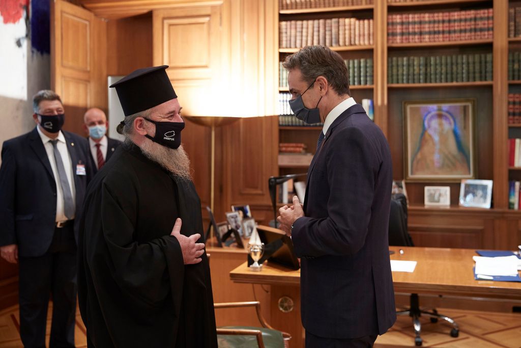 Με τον μητροπολίτη Ίμβρου – Τενέδου συναντήθηκε ο Πρωθυπουργός