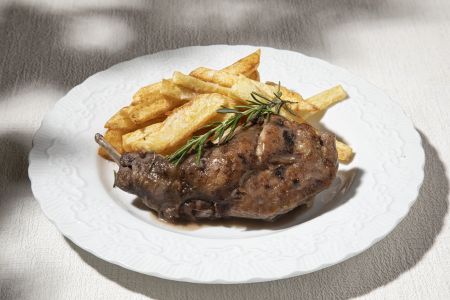 Τηγανητό κουνέλι της γιαγιάς