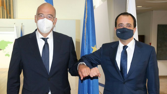 Μήνυμα Δένδια σε Χριστοδουλίδη για την Αν. Μεσόγειο