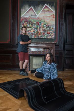 Ενα ερπετό σε μία αθηναϊκή γκαλερί