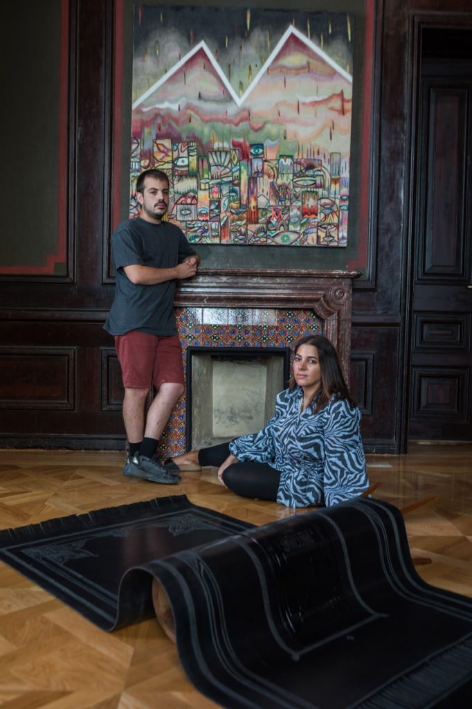 Ενα ερπετό σε μία αθηναϊκή γκαλερί