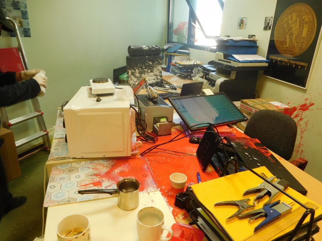 Ανάληψη ευθύνης για την επίθεση στην Πρυτανεία του ΕΜΠ