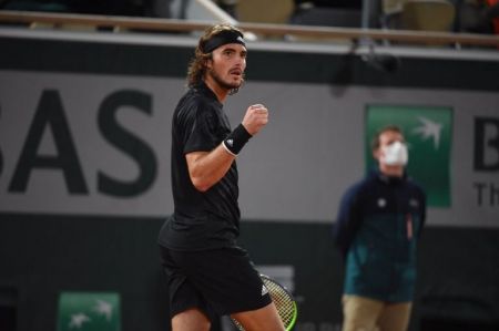 Στιγμές χαλάρωσης για τον Στέφανο Τσιτσιπά