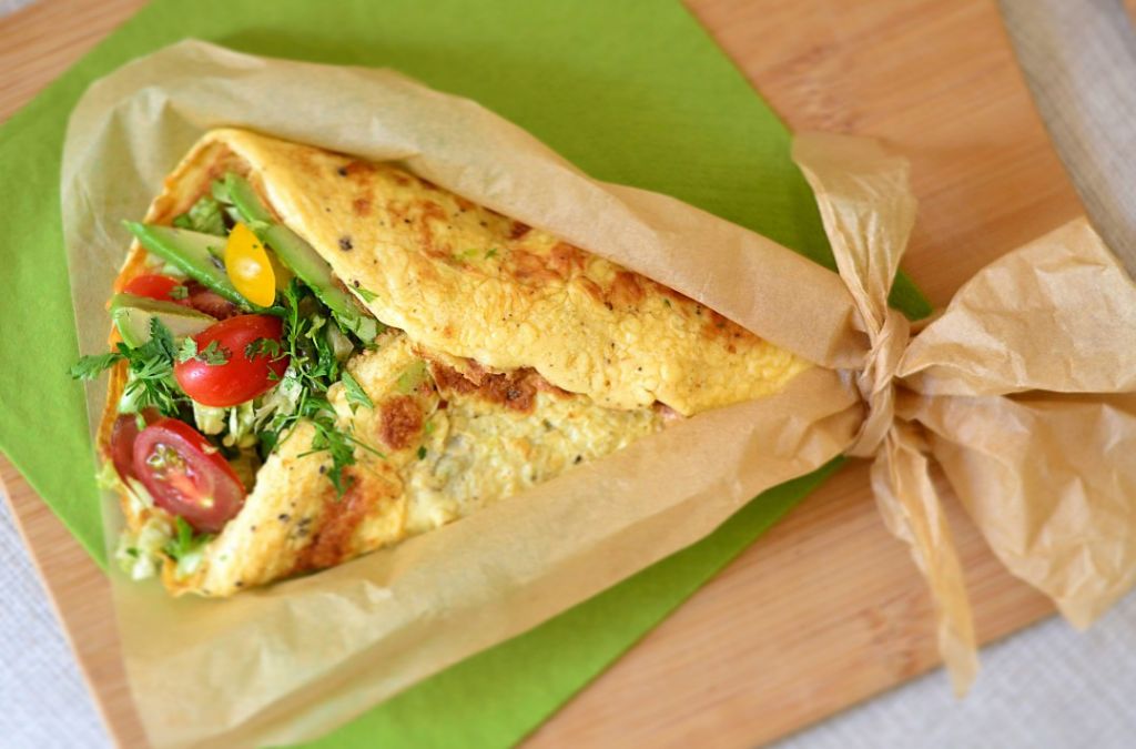 Wrap ομελέτας