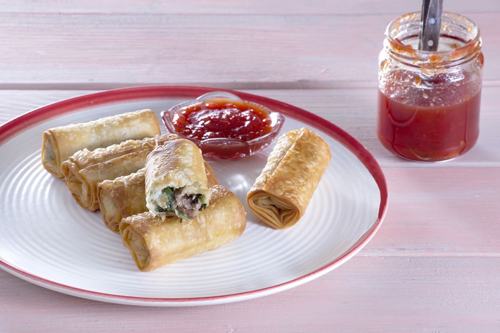 Φλογέρες με σπάλα αρνιού