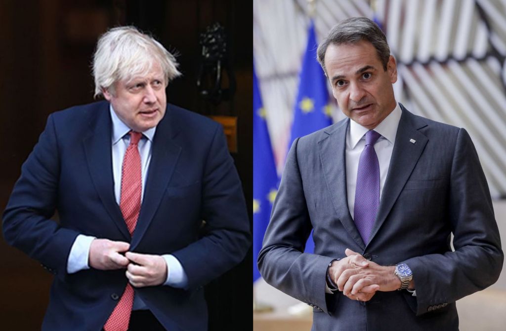 Τηλεφωνική επικοινωνία Μητσοτάκη -Τζόνσον για Κυπριακό και Ελληνοτουρκικά