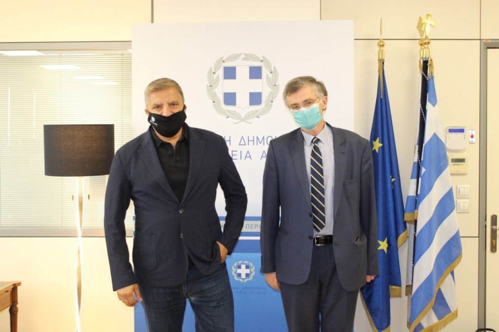 Περιφέρεια Αττικής : Συνάντηση Τσιόδρα – Πατούλη για τον κορωνοϊό