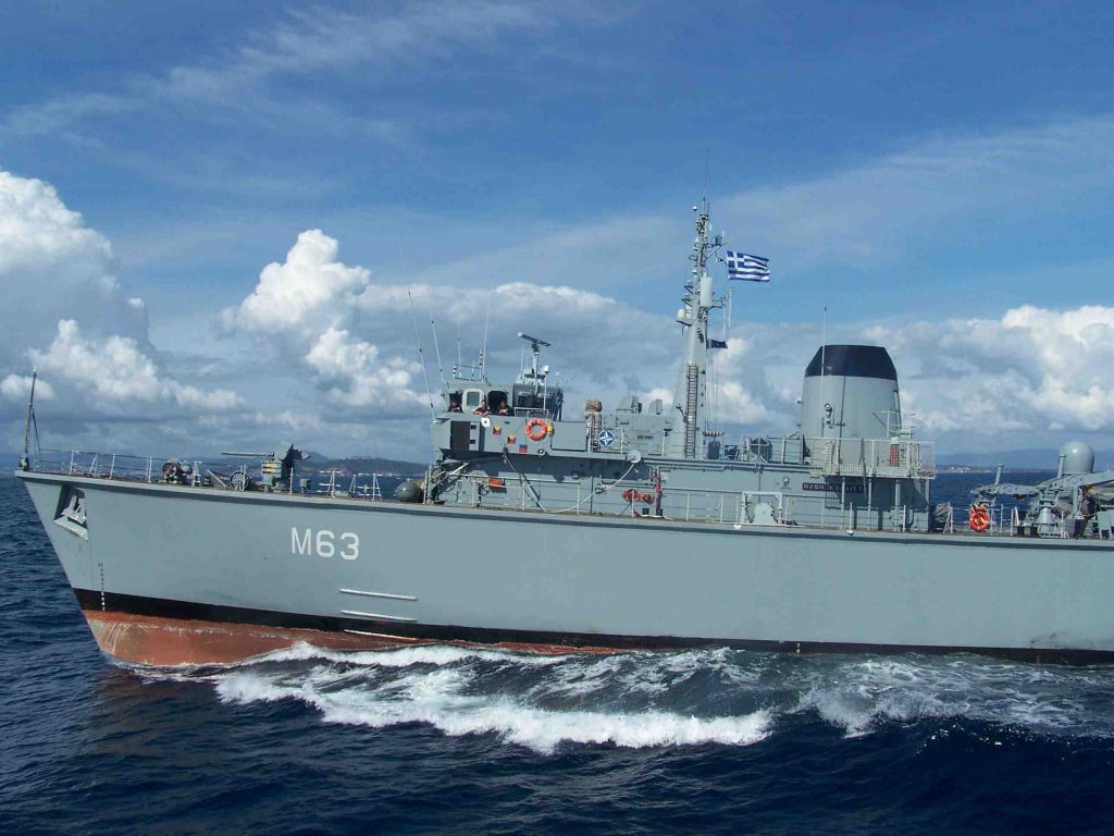 Καλλιστώ : Αυτό είναι το ναρκοθηρευτικό πλοίο του Πολεμικού Ναυτικού