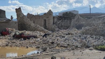 Σεισμός στη Σάμο: Εικόνες καταστροφής – Τεράστια προβλήματα