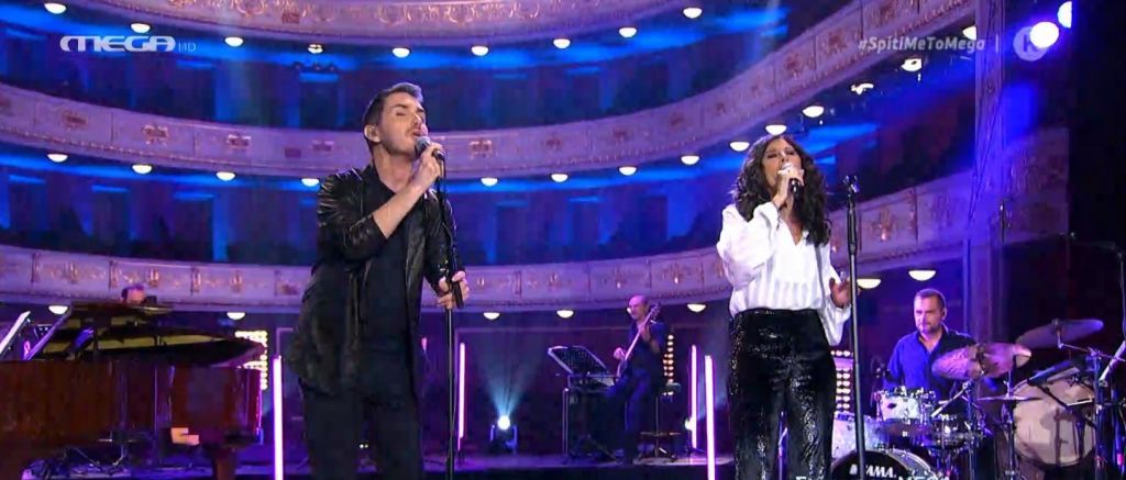 Σπίτι με το MEGA : Ο Μιχάλης Χατζηγιάννης στην παρέα της Ελευθερίας Αρβανιτάκη