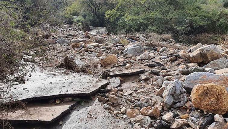 Κρήτη : Κλειστός δρόμος λόγω κατολισθήσεων