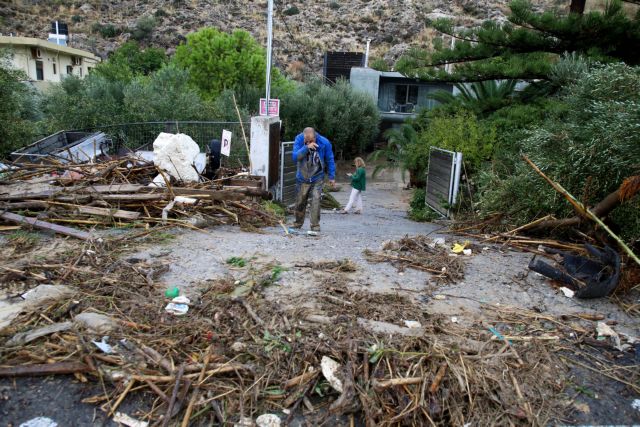 Κρήτη : Καταστροφές από την κακοκαιρία – Κυβερνητικό κλιμάκιο στο νησί