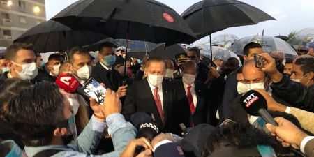 Στην περίκλειστη πόλη της Αμμοχώστου ο Ερντογάν [Εικόνες]