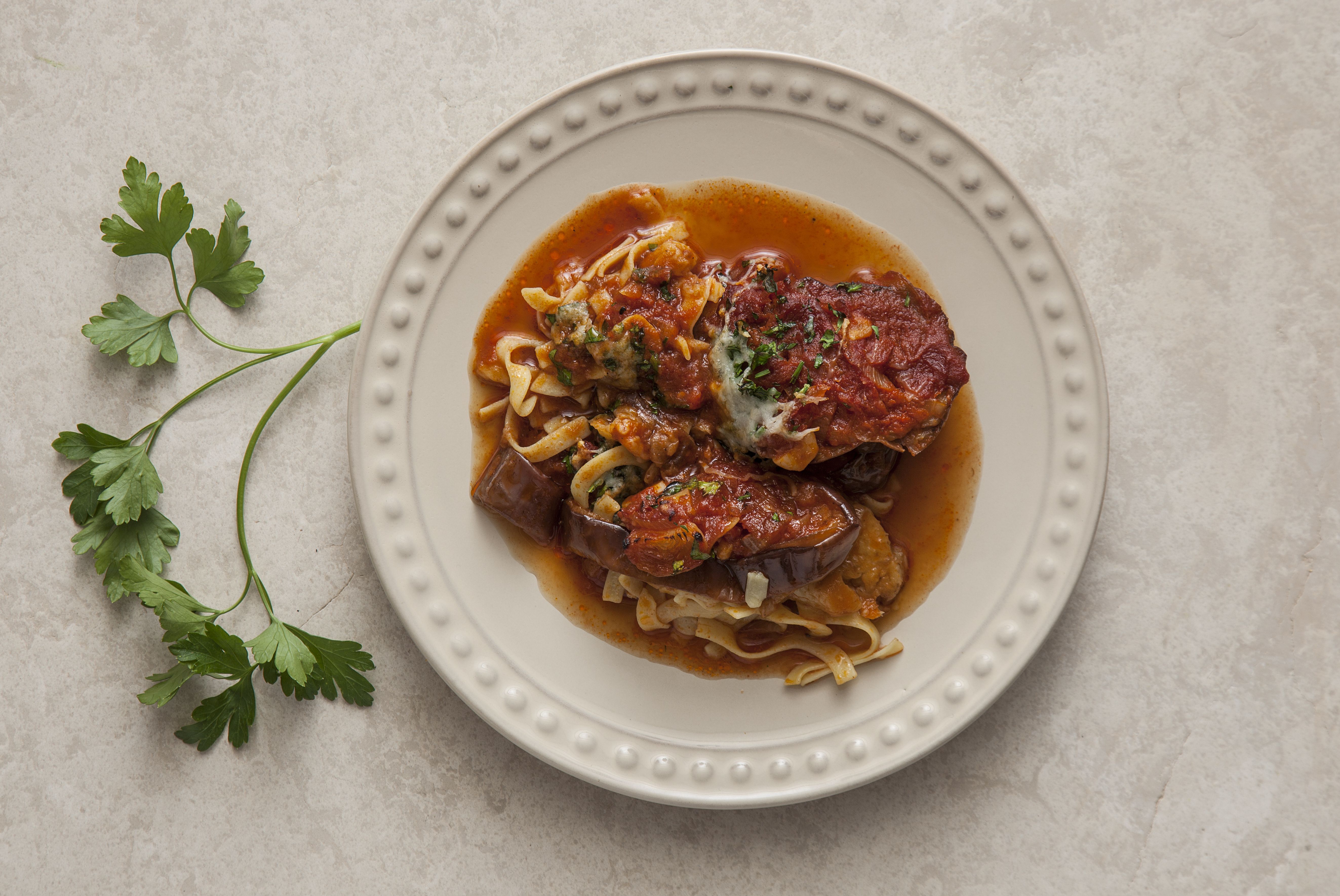 Φλωμάρια με μελιτζάνες