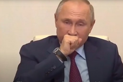 Βλαντιμίρ Πούτιν : Με κρίση βήχα κατά τη διάρκεια τηλεδιάσκεψης για τον κορωνοϊό