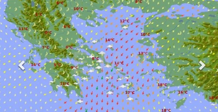 Χειμωνιάτικος ο καιρός την Τετάρτη με βροχές και πτώση της θερμοκρασίας