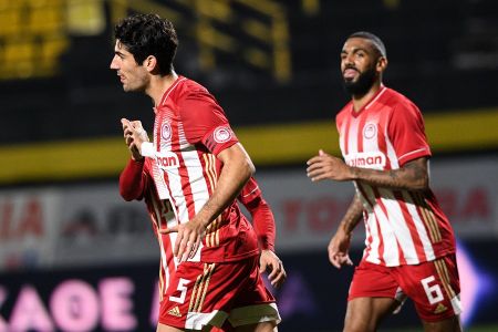 Άρης – Ολυμπιακός : Προβάδισμα με Μπουχαλάκη για τους «ερυθρόλευκους»