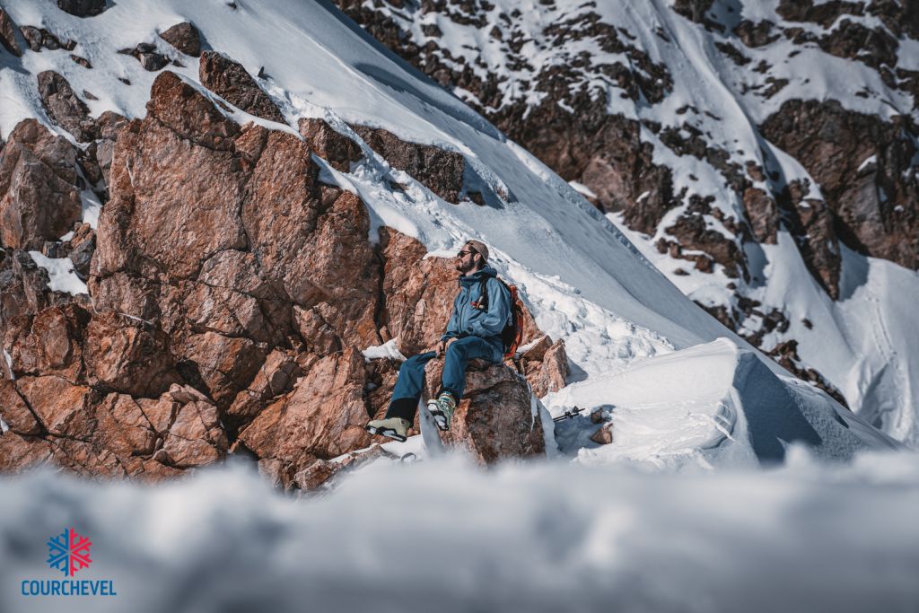 Στην Courchevel και στη θεαματική «μαύρη» Grand Couloir