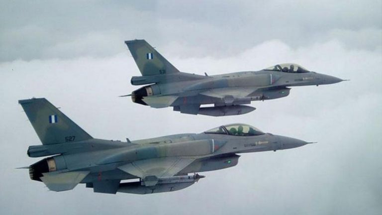 Νέες τουρκικές υπερπτήσεις :  Τέσσερα F-16 πάνω από τους Ανθρωποφάγους | tovima.gr
