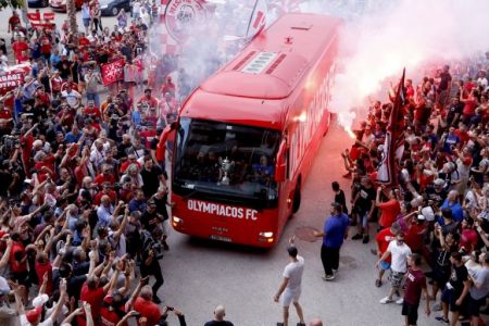 Ολυμπιακός: Υποδοχή στο Αγρίνιο