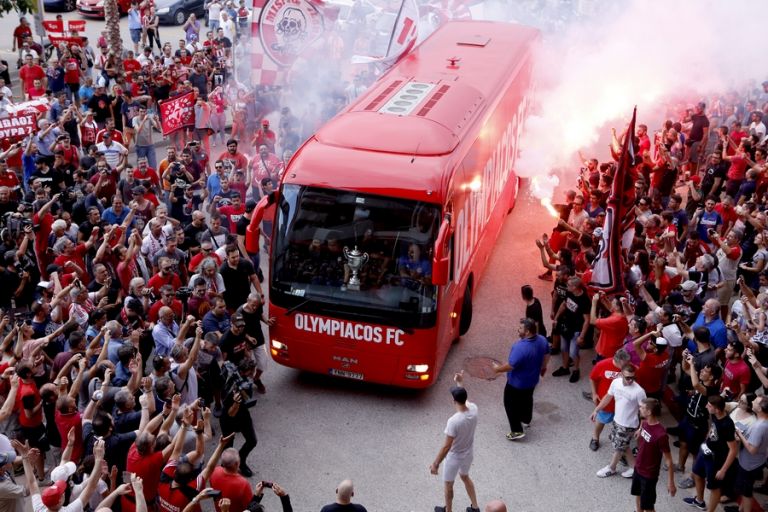 Ολυμπιακός: Υποδοχή στο Αγρίνιο