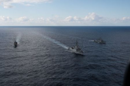 Συνεκπαίδευση ελληνικών μονάδων με τη Συμμαχική Ναυτική Δύναμη SNMG2 στη θαλάσσια περιοχή της Κρήτης