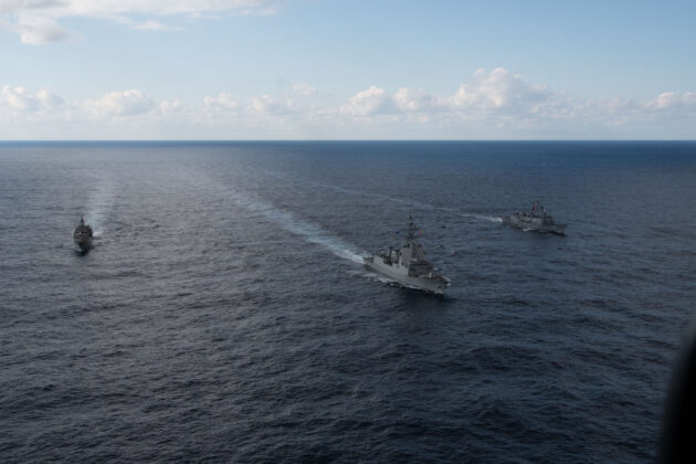Συνεκπαίδευση ελληνικών μονάδων με τη Συμμαχική Ναυτική Δύναμη SNMG2 στη θαλάσσια περιοχή της Κρήτης