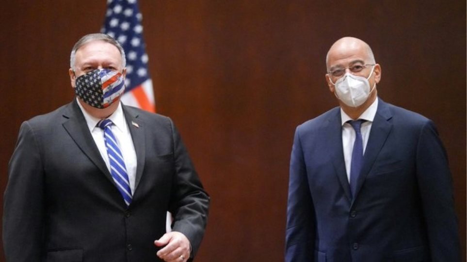 Ευχαρίστησε τον Πομπέο για τη συνεργασία τους ο Δένδιας