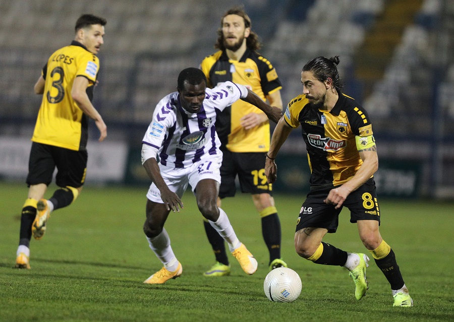 Ο Απόλλων Σμύρνης έβαλε τέλος στο αήττητο σερί της ΑΕΚ στη Ριζούπολη