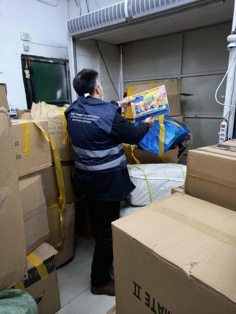 Ταύρος : Κατάσχεση παιχνιδιών που διακινούνταν χωρίς πιστοποιητικά ασφαλείας