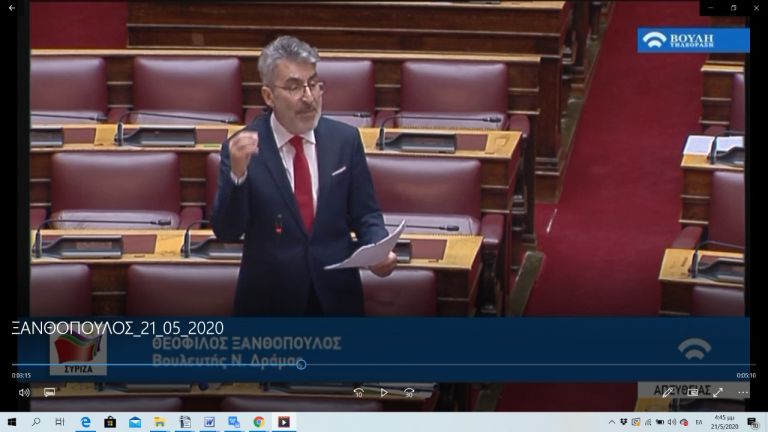 Θ. Ξανθόπουλος: Η κυβέρνηση θεωρεί τη μόρφωση προνόμιο και όχι κοινωνικό δικαίωμα