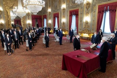 Ιταλία : Ορκίστηκε  ο Ντράγκι – Πρώτο υπουργικό συμβούλιο
