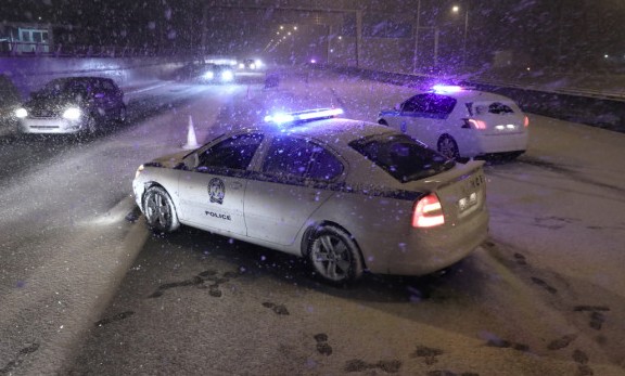 Μήδεια : Διακόπηκε η κυκλοφορία των φορτηγών στην εθνική οδό Αθηνών – Κορίνθου