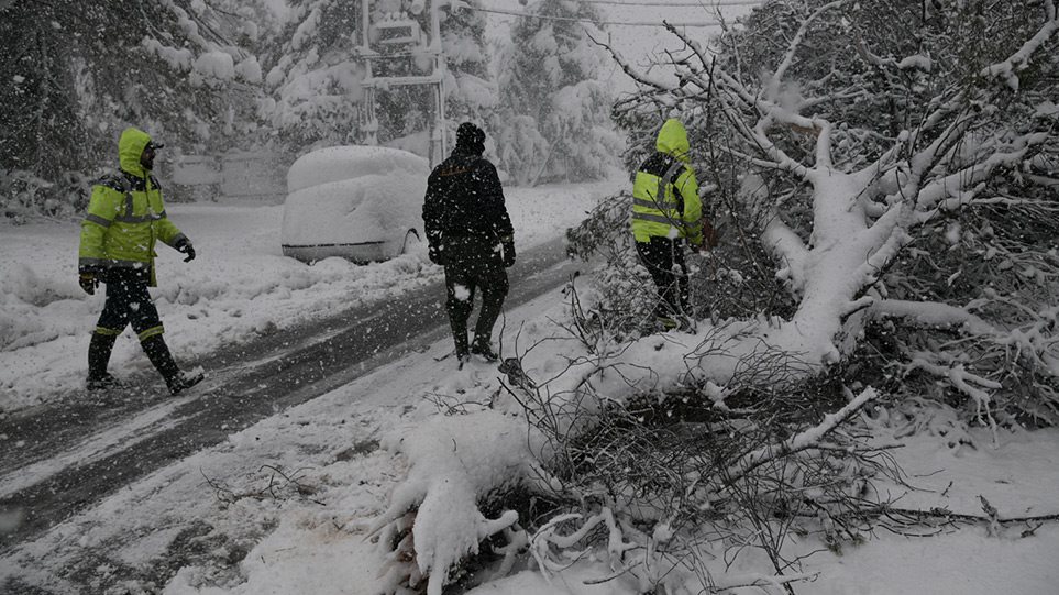 Κακοκαιρία «Ελπίδα»: Μήνυμα από το 112 σε Αττική και Εύβοια – Προειδοποίηση για επικίνδυνες χιονοπτώσεις