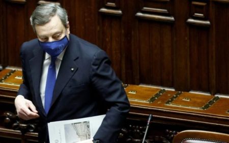 Ιταλία : Η κυβέρνηση Ντράγκι έλαβε ψήφο εμπιστοσύνης στη Βουλή