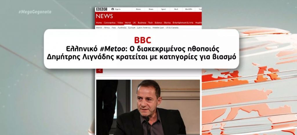 Το γύρο του κόσμου κάνει η υπόθεση Λιγνάδη – Τι αναφέρουν τα διεθνή ΜΜΕ