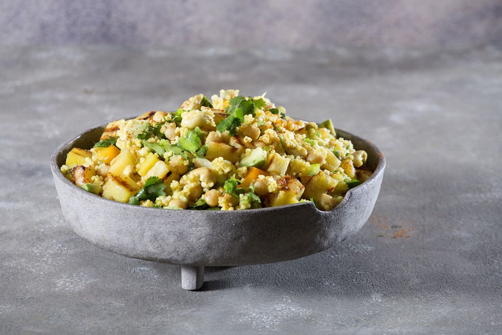 Σαλάτα με ρεβίθια και κεχρί