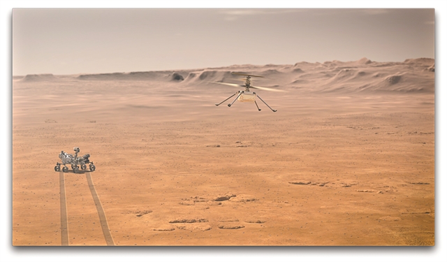 Ενα ελικόπτερο «μεγαλώνει» στον Αρη