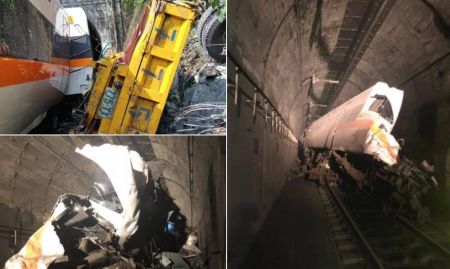 Ταϊβάν : Τουλάχιστον 36 οι νεκροί από τον εκτροχιασμό τρένου