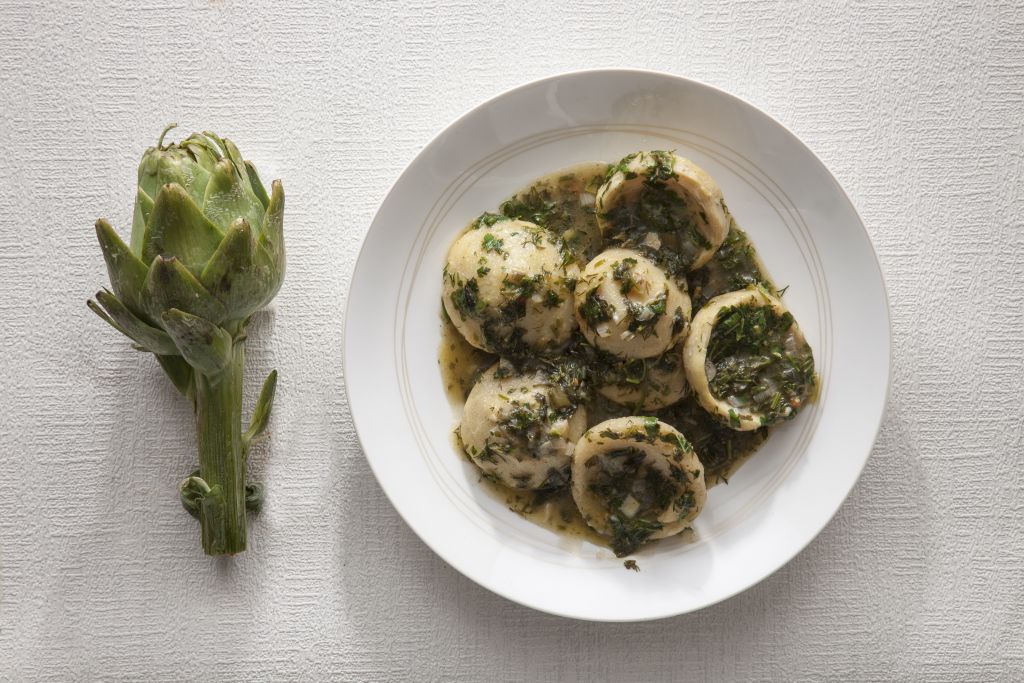 Αγκινάρες φρικασέ