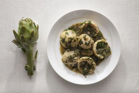 Αγκινάρες φρικασέ