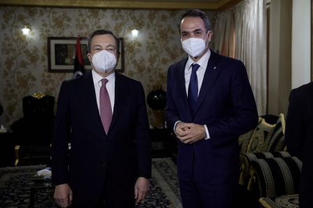 Συνάντηση Μητσοτάκη – Ντράγκι στη Λιβύη